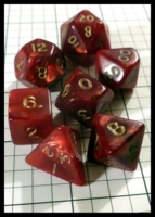 Dice : Dice - Dice Sets - Crystal Caste Red Pearl - Ebay Jan 2014